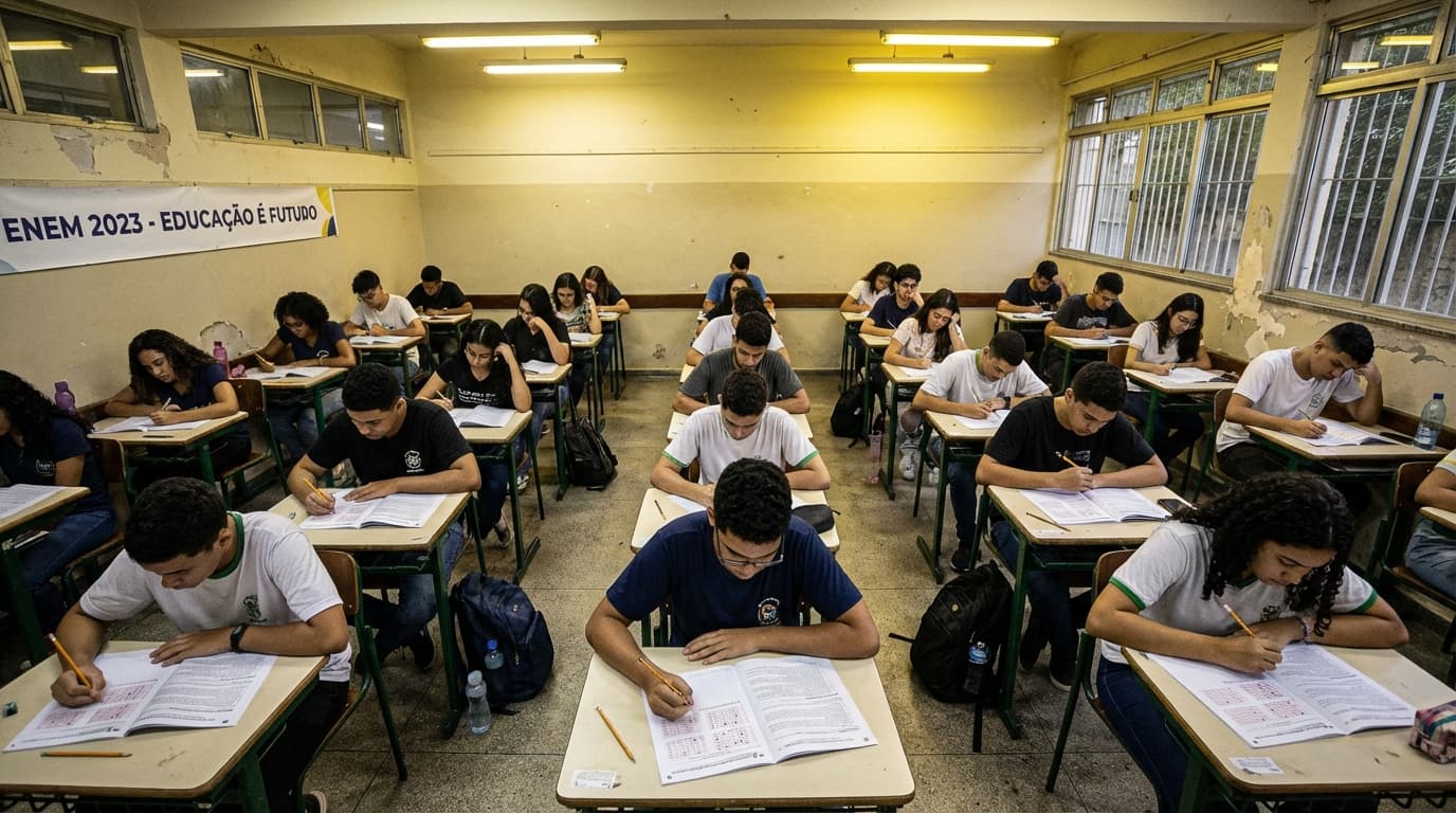 ENEM 2025: escolas públicas do DF ficam 147 pontos atrás das particulares — maior gap do Centro-Oeste