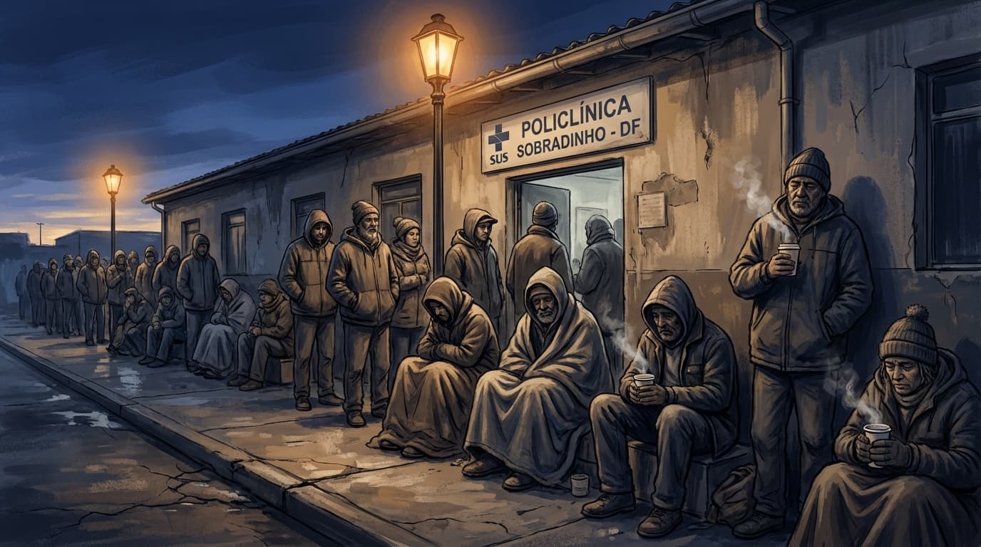 A Parábola da Fila do SUS às Quatro da Manhã