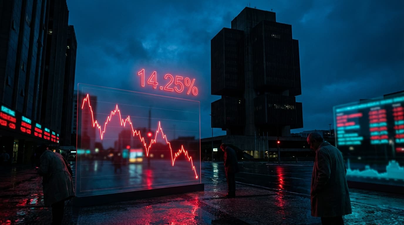 Selic a 14,25%: Brasil tem o segundo maior juro real do mundo e investidor estrangeiro foge da bolsa