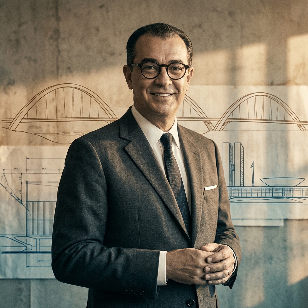 Retrato de JK Visionário